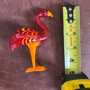 Vintage Fitz And Floyd Art Glass Menagerie Colorful Flaming Collectible Figurine